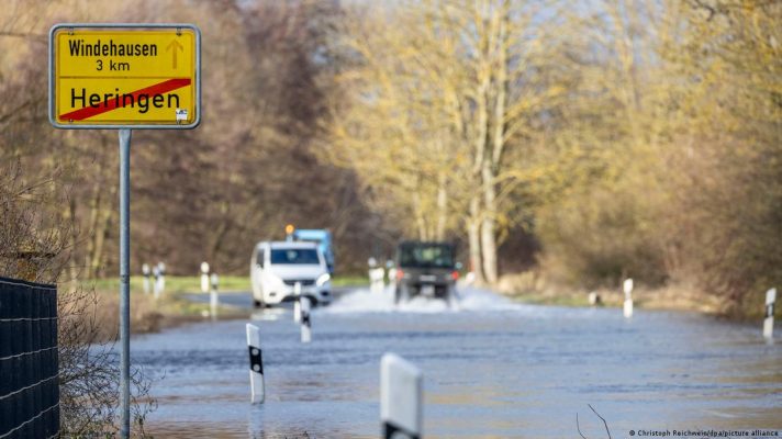 Moti i keq në Gjermani, rrezik i shtuar për përmbytje